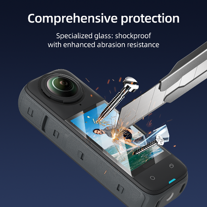 TELESIN For Insta360 X4 HD tempered film