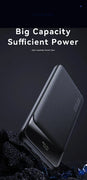 USAMS 30000mAh PD 20W+QC3.0 3 Ports Digital Display Fast Charging Power Bank