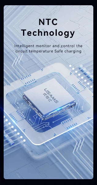 USAMS 10000mAh 3 Ports Digital Display Power Bank-XY Series