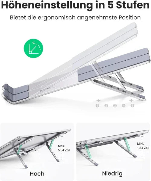 UGREEN Foldable Laptop Stand Silver 40289