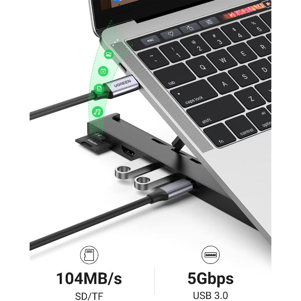 UGREEN Travel Laptop Stand USB - C Docking