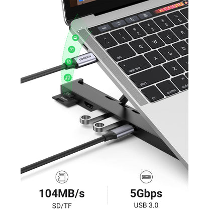 UGREEN Travel Laptop Stand USB - C Docking