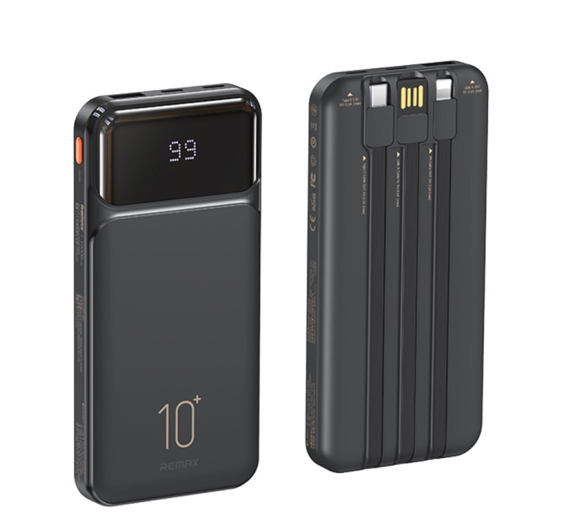 10000mAh Power Bank Reyluck Series 2.1A Cabled Power Bank
