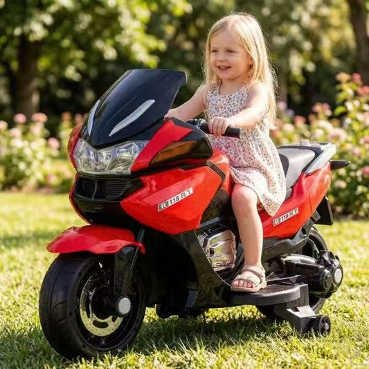 Kids Electric Ride-On Motorcycle (12V)